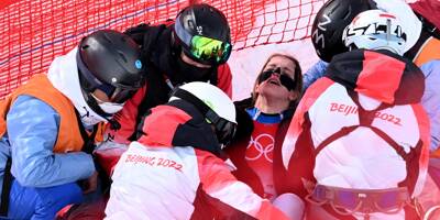 JO-2022: les terribles images de la chute de la skieuse varoise Camille Cerutti, sérieusement blessée et rapatriée 