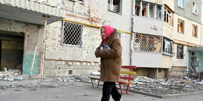 Guerre en Ukraine: dans Kharkiv bombardée, le district no5 de Saltivka, cité martyre