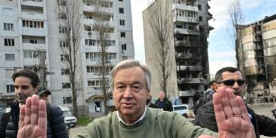 Guerre en Ukraine: bombardements à Kiev au cours de la visite du secrétaire général de l'ONU