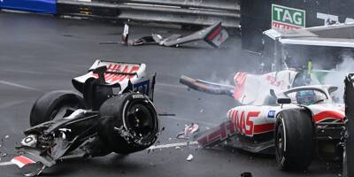 Le GP de F1 de Monaco interrompu après un accident spectaculaire de Schumacher