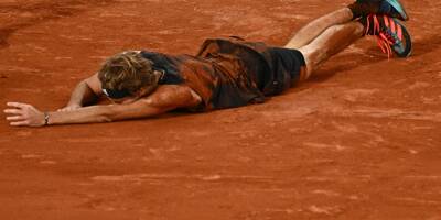 Rafael Nadal en finale de Roland-Garros après l'abandon sur blessure d'Alexander Zverev