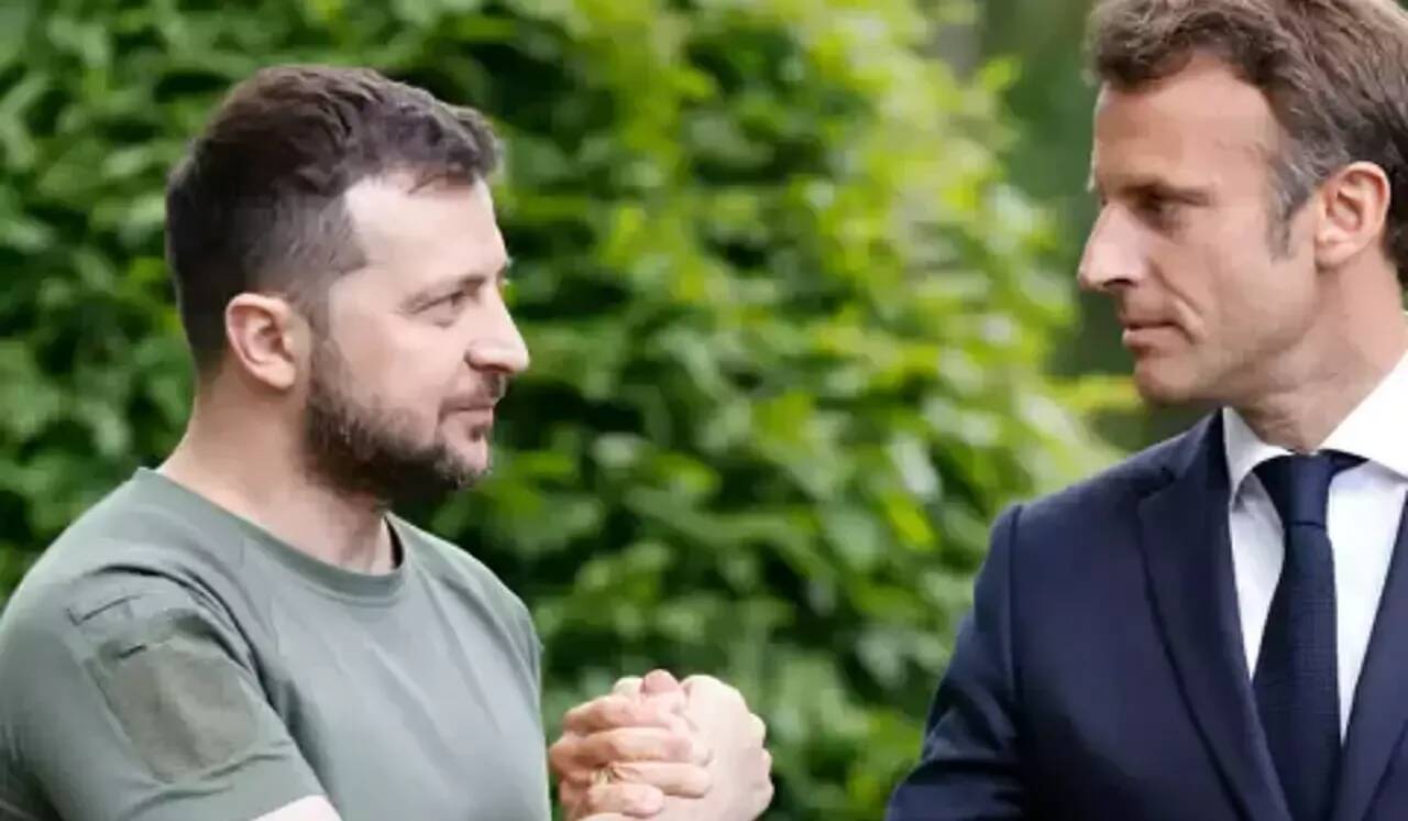 JO 2024: Volodymyr Zelensky demande à Emmanuel Macron que les athlètes russes ne participent pas aux Jeux