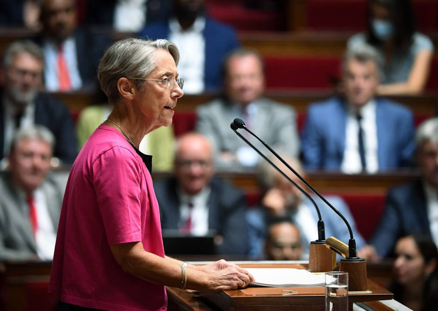 Elisabeth Borne, à l'Assemblée Nationale. 