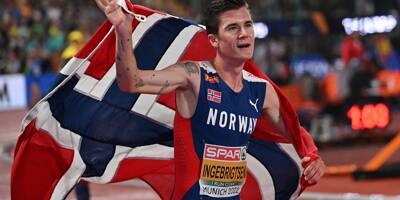 Athlétisme: le Norvégien Jakob Ingebrigtsen conserve l'or européen du 1500 m