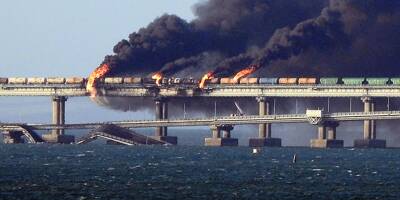 Guerre en Ukraine: ce que l'on sait de l'explosion du pont de Crimée qui a fait trois morts