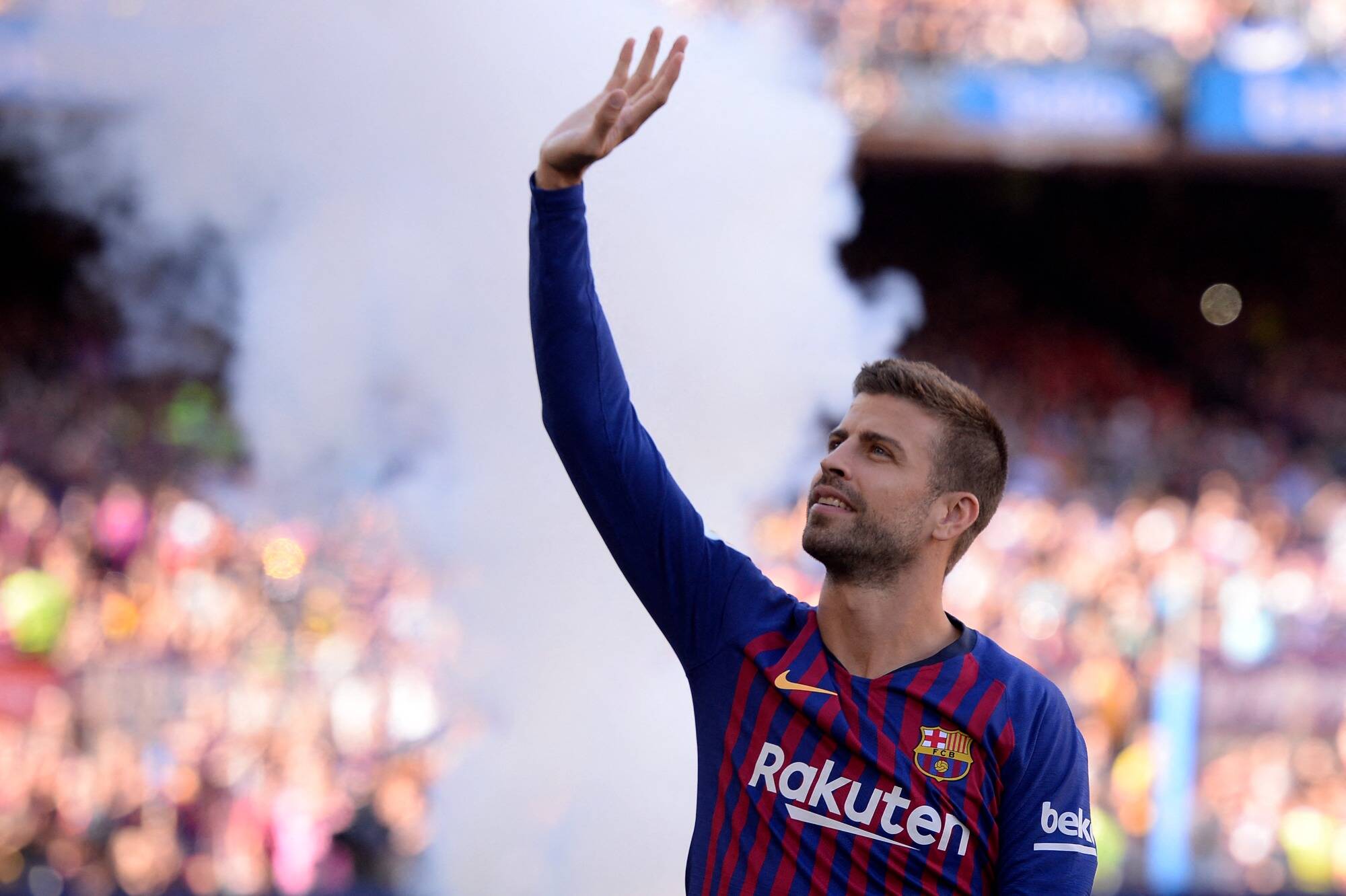 L'Espagnol Gerard Piqué (FC Barcelone) annonce sa retraite de footballeur