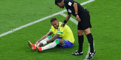 Mondial: vainqueur de la Serbie 2-0, le Brésil s'inquiète pour Neymar, sorti en pleurs sur blessure