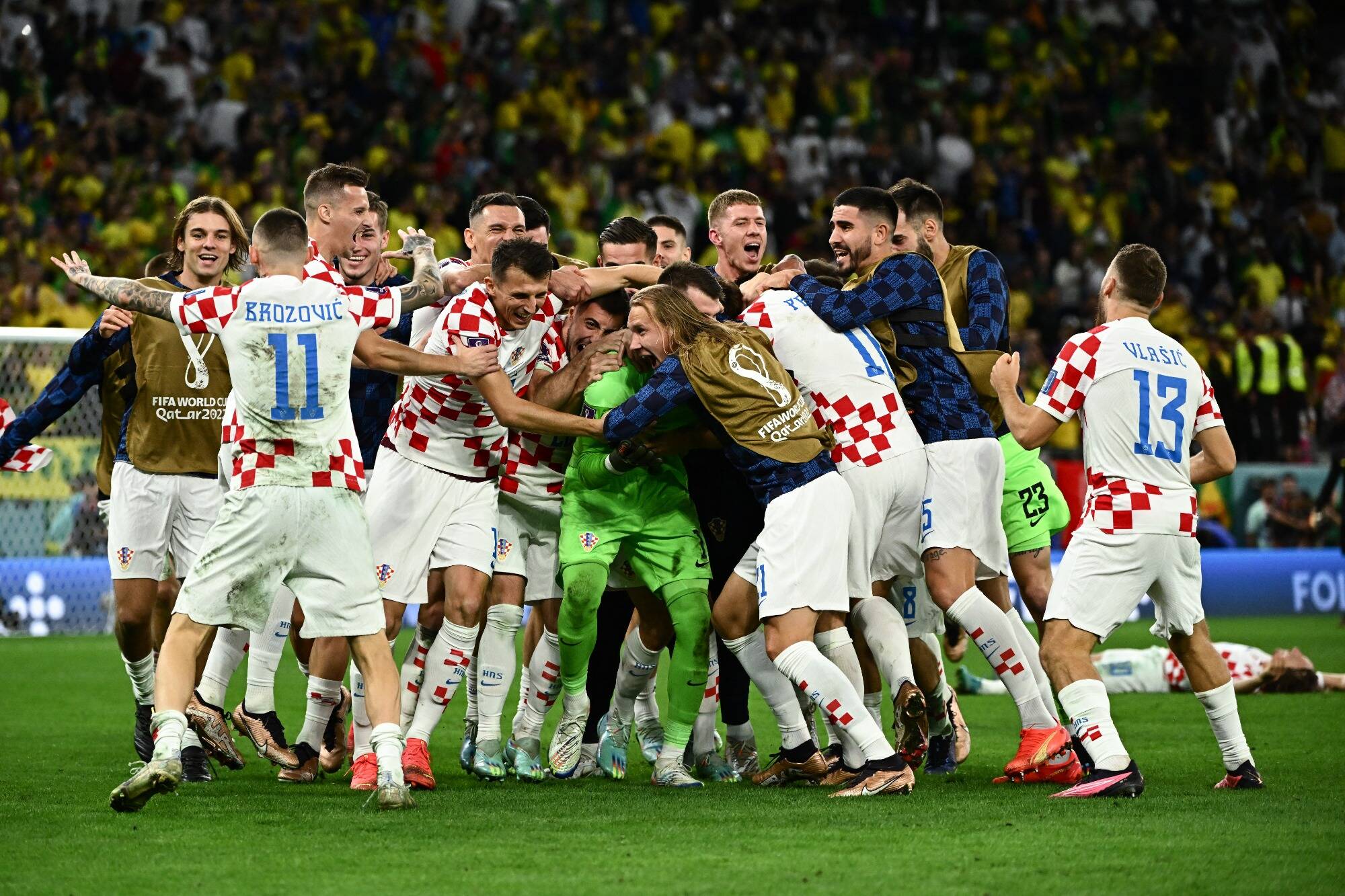 La Croatie bat le Brésil aux tirs au but et se qualifie pour les demi-finales