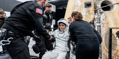L'équipage d'un vol SpaceX de retour sur Terre après cinq mois sur l'ISS
