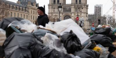 Grève des éboueurs à Paris: baisse sensible du volume de déchets non ramassés