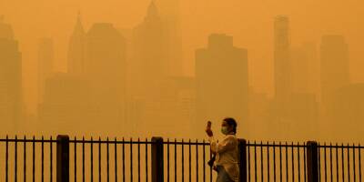 Les impressionnantes images de la pollution à New-York générée par les terribles incendies au Canada