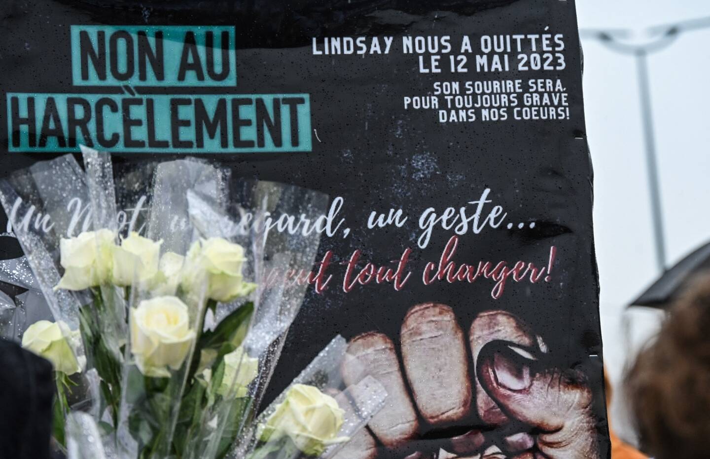 "Justice pour Lindsay, non au harcèlement scolaire": plusieurs centaines de personnes ont défilé dimanche à Vendin-le-Vieil, dans le Pas-de-Calais, en hommage à Lindsay, une collégienne harcelée suicidée en mai, et pour réclamer des "mesures concrètes" de protection des élèves.