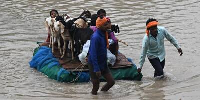 Les images impressionnantes de la Mousson en Inde qui a fait au moins 29 morts dans des inondations et glissements de terrain