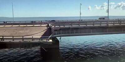 Guerre en Ukraine: ce que l'on sait de l'attaque du pont de Crimée qui a causé deux morts