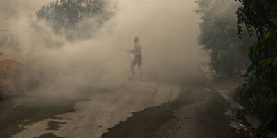 En Grèce, les feux de forêt font rage pour le troisième jour consécutif