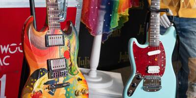 Des guitares d'Eric Clapton et de Kurt Cobain aux enchères, les recettes reversées à une asso pour la santé mentale