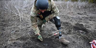 Guerre en Ukraine: blessés et amputés, des démineurs à nouveau sur le terrain