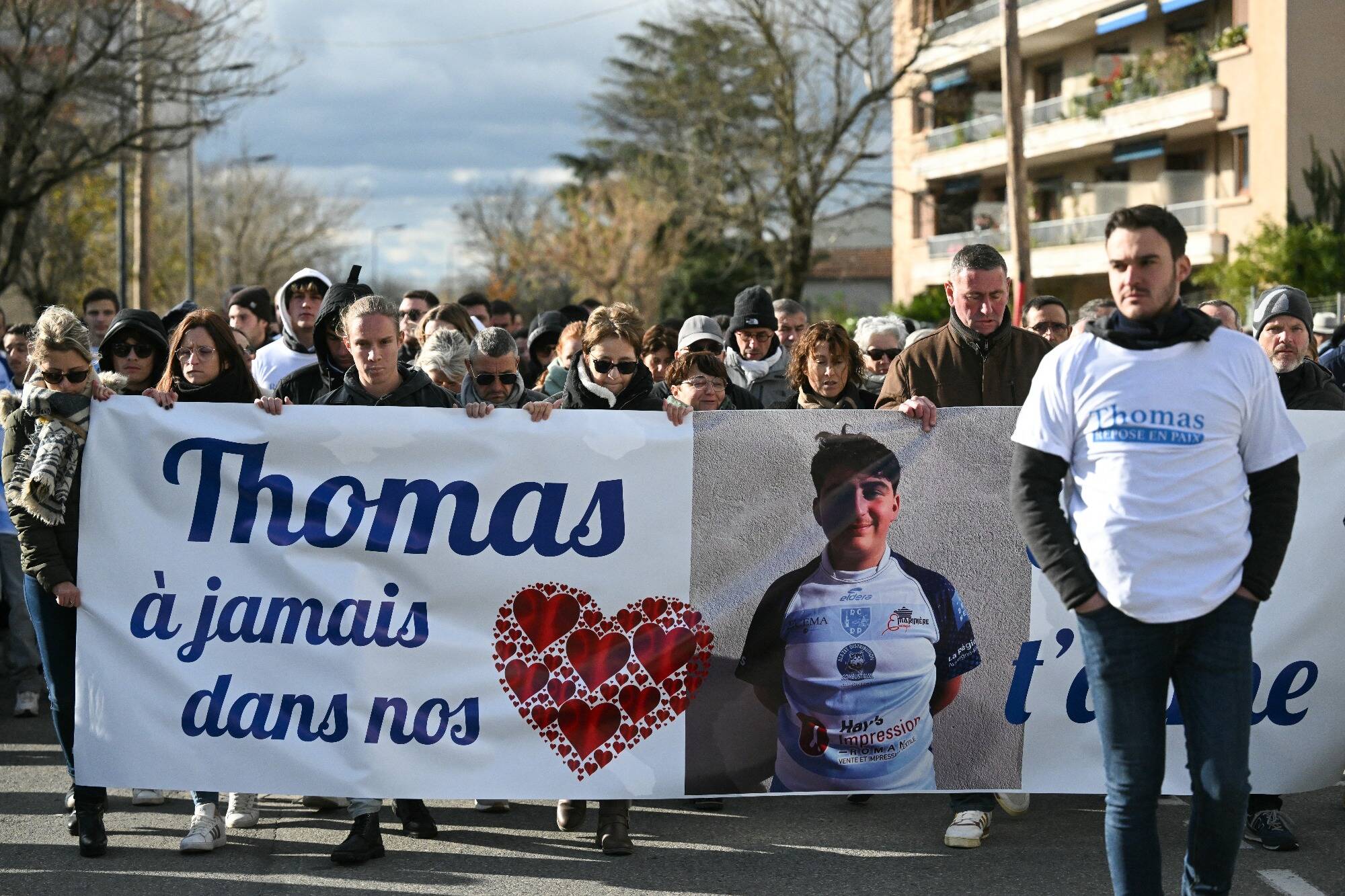 Mort de Thomas: plusieurs milliers de personnes à la grande marche blanche à Romans-sur-Isère