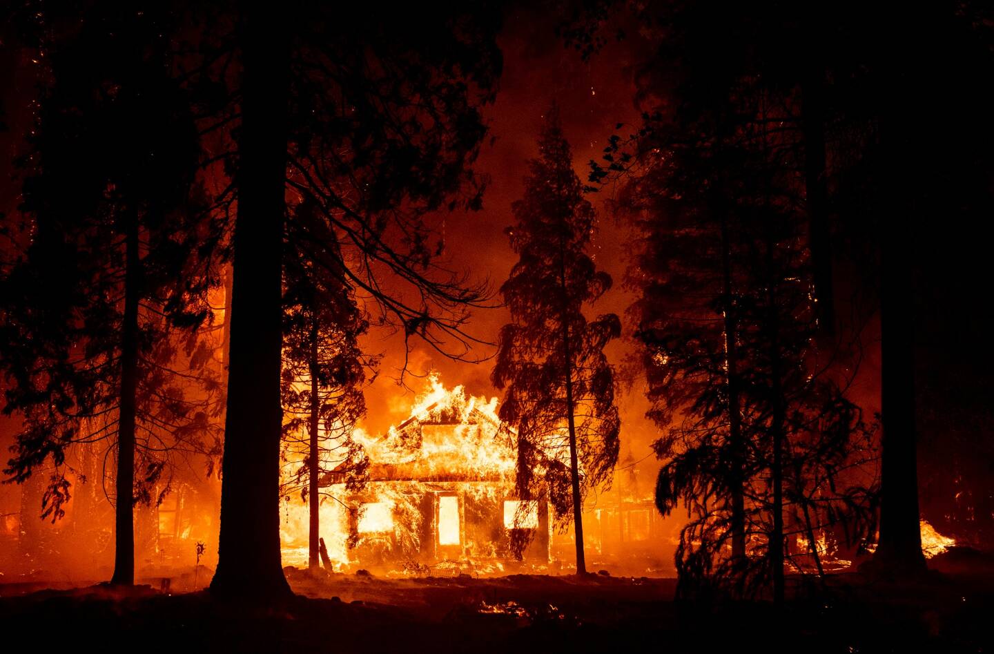 Un incendie en Californie.