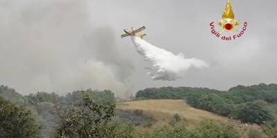 De violents incendies ravagent la Sardaigne, la France et la Grèce envoient quatre Canadair