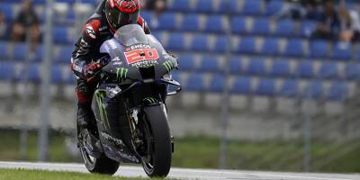 MotoGP: lourde chute du Niçois Fabio Quartararo dès le 1er tour en Aragon