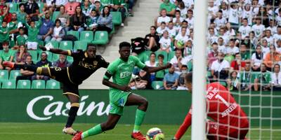 L'OGC Nice mène dans le chaudron vert 1-0 face à Saint-Etienne