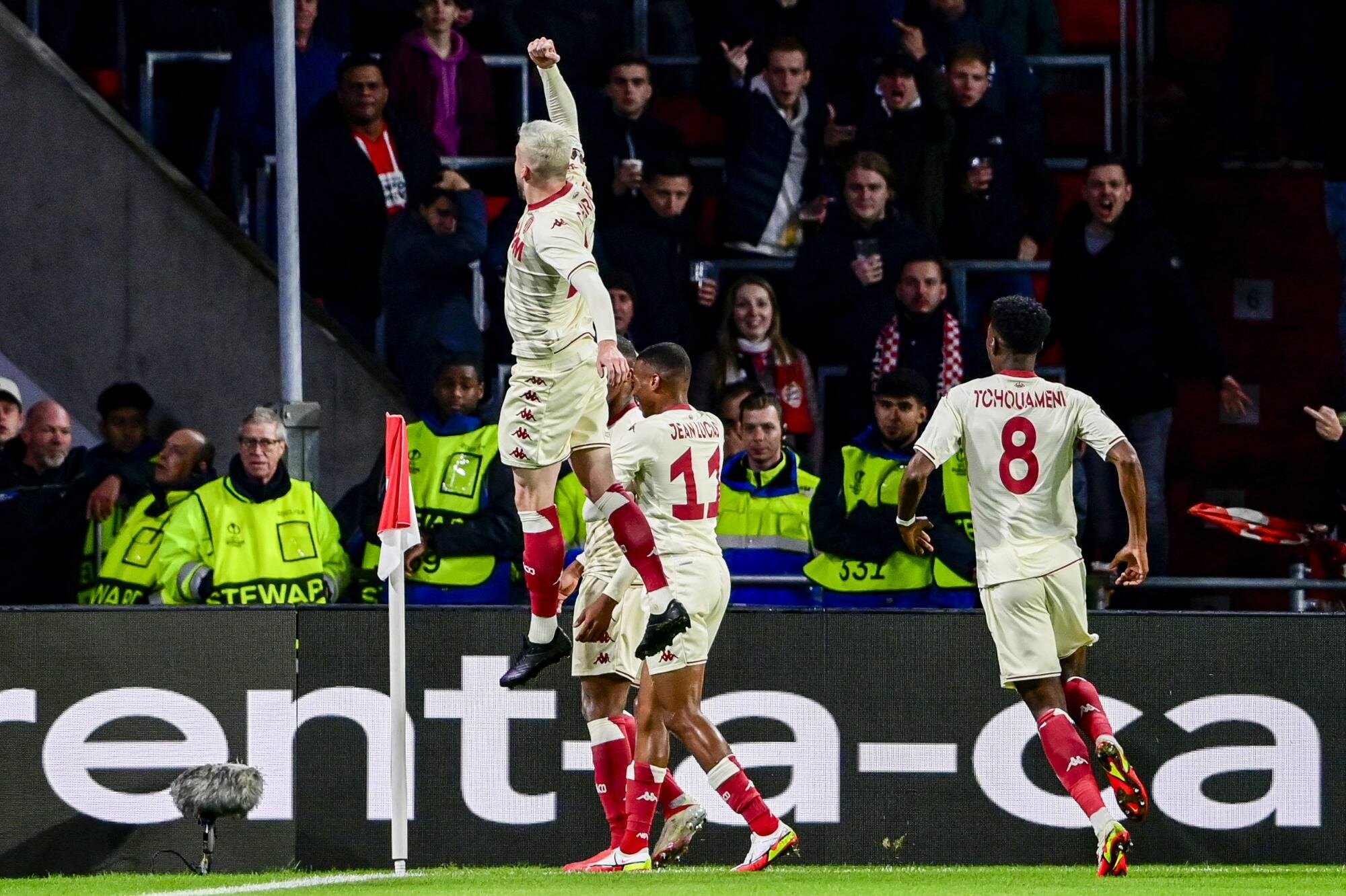 L'AS Monaco réussit le hold-up à Eindhoven (1-2) en Ligue Europa