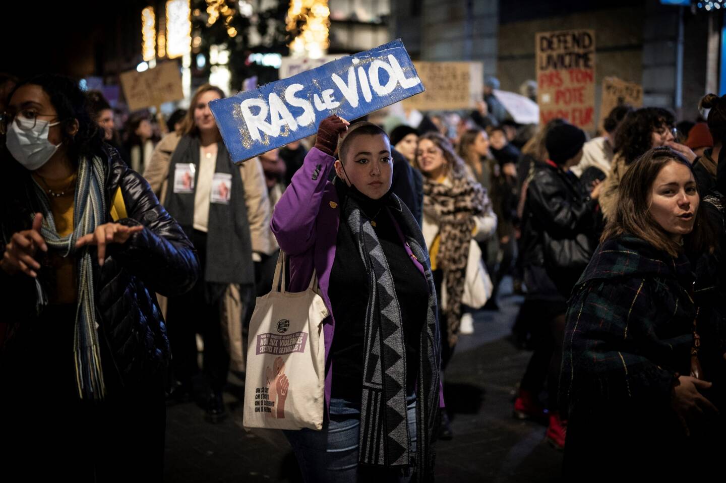 Manifestation de femmes à Toulouse en 2021. 