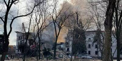 Guerre en Ukraine: ce que l'on sait du bombardement du théâtre de Marioupol