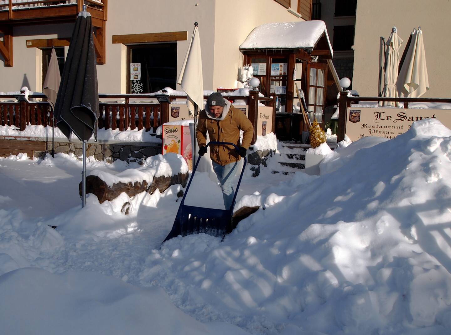 A Valberg il est tombé plus de 40 cm de neige depuis le Jour de l’An.