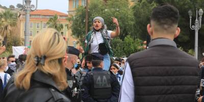 Malgré l'interdiction, une manifestation de soutien à la Palestine à Nice