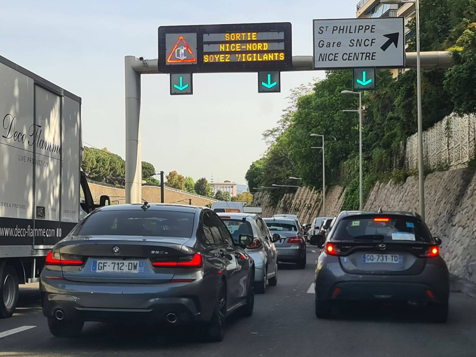 Deux blessés dans un accident entre deux voitures à Nice ce vendredi matin