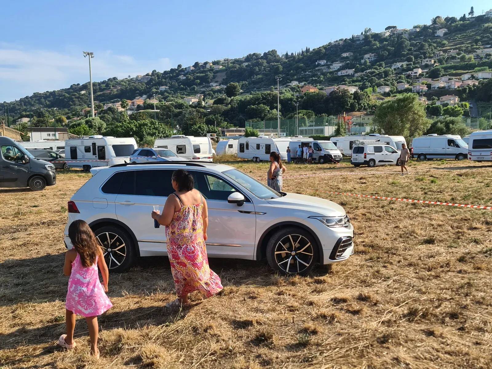 Les gens du voyage sont arrivés à Saint-Laurent-du-Var vendredi soir