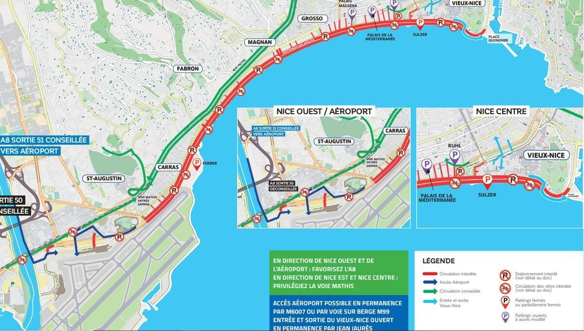 Championnat d'Ironman à Nice: la circulation et le stationnement très compliqués... On vous dit tout sur les restrictions dans les Alpes-Maritimes dès samedi soir