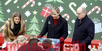 Près de 700 enfants de Monaco ont reçu leurs cadeaux de Noël des mains de la famille princière