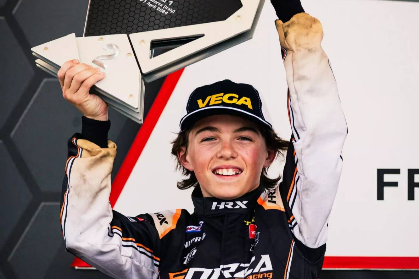 Il vient de décrocher son premier podium international en karting à 11 ans: la vie à 100 à l'heure du monégasque Andréa Manni