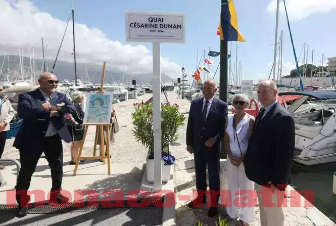 Elle fut l'unique femme pêcheur professionnel de Saint-Jean-Cap-Ferrat, Césarine Dunan a désormais son quai sur le port