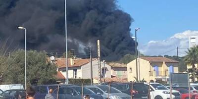 Un incendie se déclare dans un entrepôt désaffecté à Vallauris