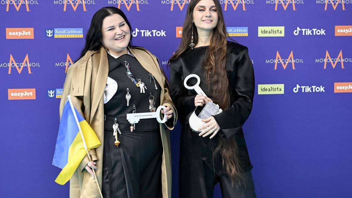 Troisième de l'Eurovision 2024, la candidate ukrainienne reprend "Mon amour" de Slimane sur le quai des Etats-Unis à Nice