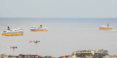 Pourquoi y avait-il trois bateaux de la Corsica Ferries devant le port de Nice ce jeudi matin?