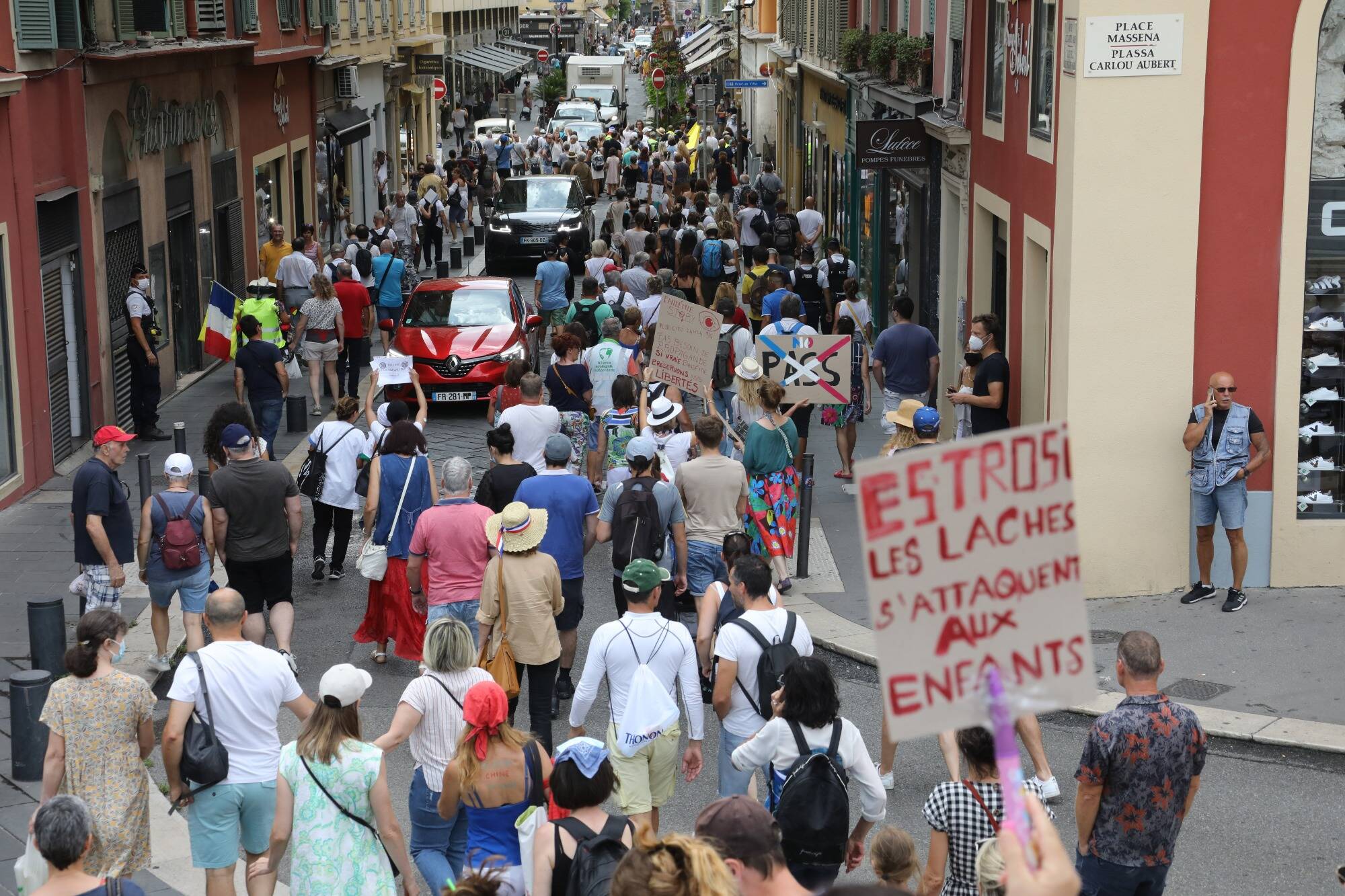 Voici les manifestations contre le pass sanitaire prévues ce samedi 7 août à Nice
