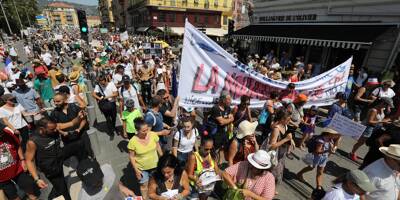 Des milliers de manifestants de nouveau mobilisés contre le pass sanitaire dans les rues de Nice