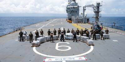Saisie record de cocaïne pour la Marine nationale à bord d'un cargo dans le golfe de Guinée