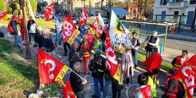 Réforme des retraites: manifestation surprise devant la mairie du Cannet