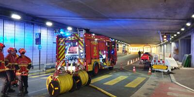 Les pompiers interviennent sur le quai de déchargement du Fairmont, le tunnel Louis-II fermé à la circulation ce mercredi soir à Monaco
