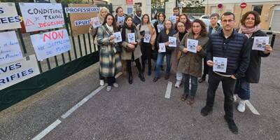 Le corps enseignant du lycée Bristol à Cannes manifeste une nouvelle fois sa colère après la réponse du rectorat