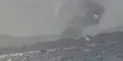 Un feu de caravane se déclenche à Fréjus, un important panache de fumée visible