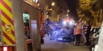 Spectaculaire accident cette nuit dans le centre de Nice, un blessé