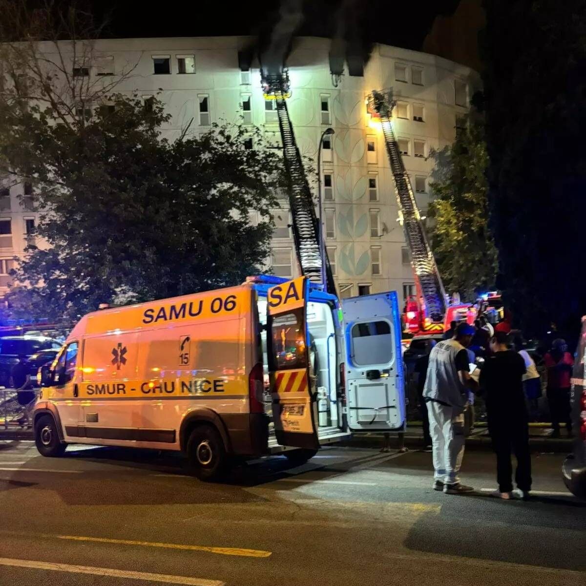 Incendie mortel dans le quartier des Moulins à Nice: cinq victimes décédées et une personne en urgence absolue