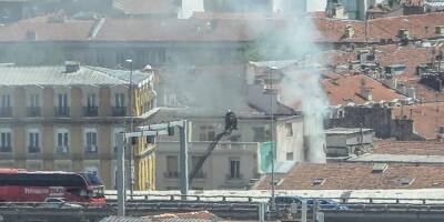 Violent incendie dans le quartier de la gare de Nice, un homme sauvé des flammes par les pompiers